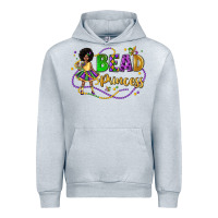 Heather Grey bead princess mardi gras Urban Hoodie - LillyAllenDesigns