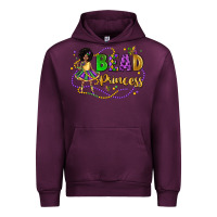 Mauve Wine bead princess mardi gras Urban Hoodie - LillyAllenDesigns