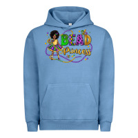 Pigment Pebble Blue bead princess mardi gras Urban Hoodie - LillyAllenDesigns