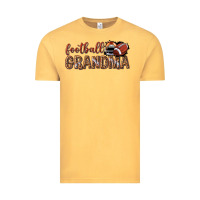 Vintage Mustard football grandma with leopard Vintage Tee - texasbilliewilder