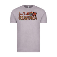Vintage Zinc football grandma with leopard Vintage Tee - texasbilliewilder