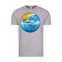 Vintage Zinc humpback whale Vintage Tee - BarkalooDesign