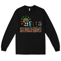 Black hello sunshine Long Sleeve Tee - SublimationCraftShop