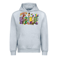 Heather Grey obsessive cup disorder mardi gras Urban Hoodie - LillyAllenDesigns