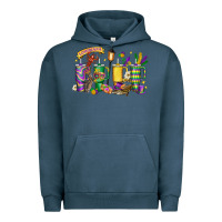 Pigment Midnight Navy obsessive cup disorder mardi gras Urban Hoodie - LillyAllenDesigns
