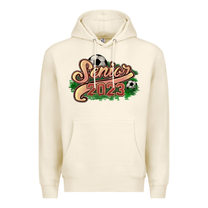 Senior 2023 Soccer Premium Hoodie by NancyCooperArtShop | Teevron