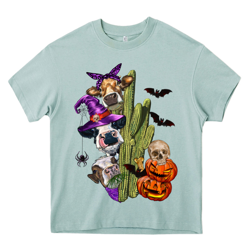Halloween Cows Heavy Core Tee by LillyAllenDesigns | Teevron