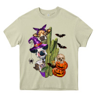 Mossy halloween cows Heavy Core Tee - LillyAllenDesigns