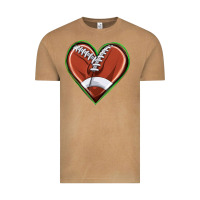 Vintage Camel football heart Vintage Tee - texasbilliewilder