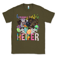 Army Green happy easter heifer Classic Tee - Neo Western
