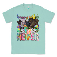 Seafoam happy easter heifer Classic Tee - Neo Western