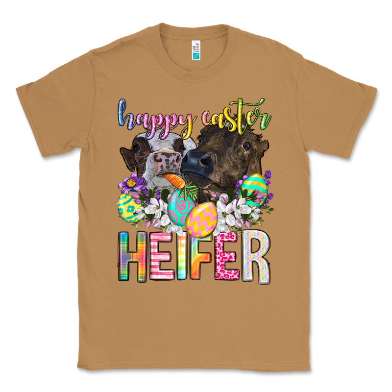 Happy Easter Heifer Classic Tee by Neo Western | Teevron
