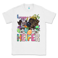 White happy easter heifer Classic Tee - Neo Western