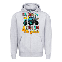 Ready To School Crush 4th Grade Zipper Hoodie | Teevron