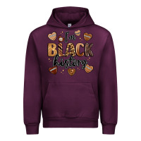 Mauve Wine i'm black history Urban Hoodie - LillyAllenDesigns