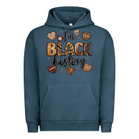 Pigment Midnight Navy i'm black history Urban Hoodie - LillyAllenDesigns