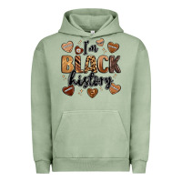 Pigment Oil Green i'm black history Urban Hoodie - LillyAllenDesigns