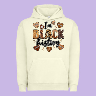 I'm Black History Urban Hoodie Designed By Lillyallendesigns
