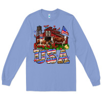Colony Blue Barn in the USA Long Sleeve Tee - Neo Western