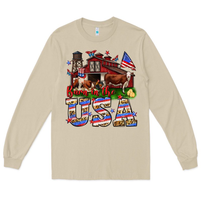 Barn In The Usa Long Sleeve Tee by Neo Western | Teevron