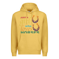Antique Gold Just a Girl Who Loves Horses Premium Hoodie - Bettercallsaul