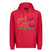 Cardinal Just a Girl Who Loves Horses Premium Hoodie - Bettercallsaul
