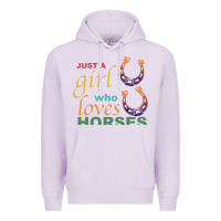 Lilac Just a Girl Who Loves Horses Premium Hoodie - Bettercallsaul