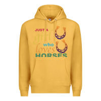 Mustard Just a Girl Who Loves Horses Premium Hoodie - Bettercallsaul