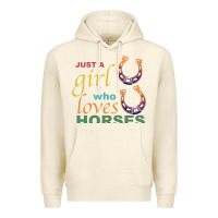 Sandshell Just a Girl Who Loves Horses Premium Hoodie - Bettercallsaul