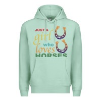 Just A Girl Who Loves Horses Premium Hoodie | Teevron