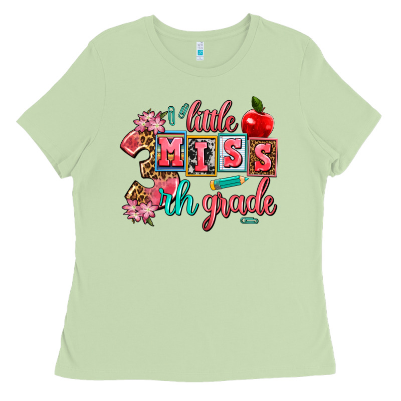Little Miss 3 Rh   Grade Ladies Tee by AdoDesignShop | Teevron