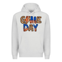 Dove Grey game day basketball Premium Hoodie - MaliasSmallBusiness