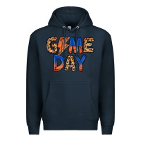 Navy game day basketball Premium Hoodie - MaliasSmallBusiness