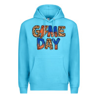 Ocean Blue game day basketball Premium Hoodie - MaliasSmallBusiness