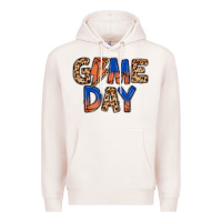 Pale Pink game day basketball Premium Hoodie - MaliasSmallBusiness