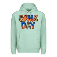 Seafoam game day basketball Premium Hoodie - MaliasSmallBusiness