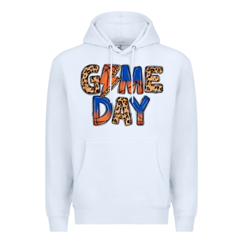 Game Day Basketball Premium Hoodie by MaliasSmallBusiness | Teevron