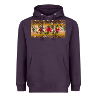 Plum western  leopardfloral licanse plate Heavyweight Hoodie - Artiststas