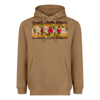 Toasted Coconut western  leopardfloral licanse plate Heavyweight Hoodie - Artiststas