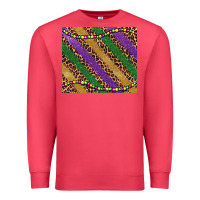 Cardinal mardi gras leopard glitter bead Premium Sweatshirt - BarkalooDesign