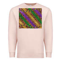 Pale Pink mardi gras leopard glitter bead Premium Sweatshirt - BarkalooDesign