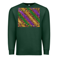 Sports Green mardi gras leopard glitter bead Premium Sweatshirt - BarkalooDesign