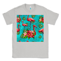 Moon Dust flamingo seamless pattern Classic Tee - HRA Design Shop