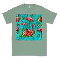 Flamingo Seamless Pattern Classic Tee | Teevron
