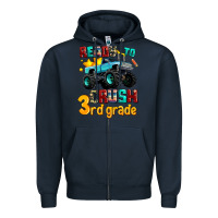 Navy ready to school crush 3rd grade Zipper Hoodie - AdoDesignShop