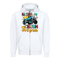 White ready to school crush 3rd grade Zipper Hoodie - AdoDesignShop