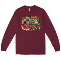 Burgundy hot aunt summer Long Sleeve Tee - SublimationCraftShop