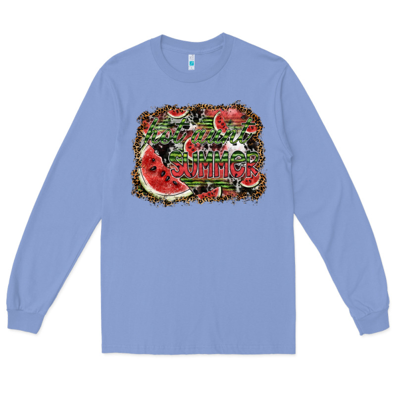 Hot Aunt Summer Long Sleeve Tee by SublimationCraftShop | Teevron