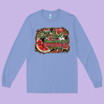 Hot Aunt Summer Long Sleeve Tee Designed By Sublimationcraftshop