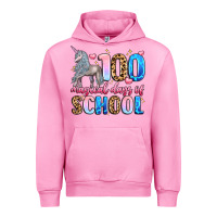 Fuchsia Pink 100 magical days of school Urban Hoodie - LillyAllenDesigns